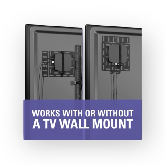 new Sanus  Streaming Box Panel Mount Bracket  Amazon Fire TV Stick Compatible - Picture 2 of 16